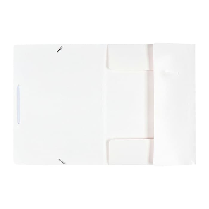 Папка на резинке А4, 500 мкм, Calligrata, корешок 15 мм, до 100 листов, белая