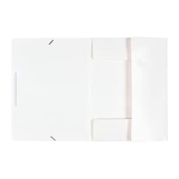 Папка на резинке А4, 500 мкм, Calligrata, корешок 15 мм, до 100 листов, белая