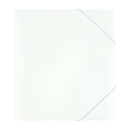 Папка на резинке А5, 500 мкм, Calligrata, корешок 15 мм, до 100 листов, белая