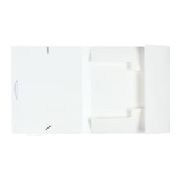Папка на резинке А5, 500 мкм, Calligrata, корешок 15 мм, до 100 листов, белая