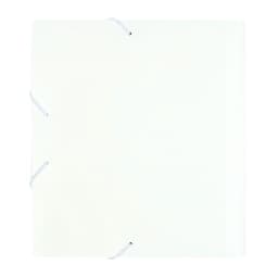 Папка на резинке А5, 500 мкм, Calligrata, корешок 15 мм, до 100 листов, белая