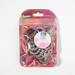 Пряжки кабошоны со стразами «Круг» для бантиков, d=18 мм, 10 шт., цвет серебряный