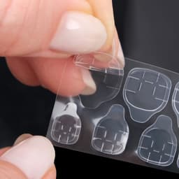 Накладные ногти «Леопард», 12 шт., с клеевыми пластинами, форма балерина, бежевые, чёрные