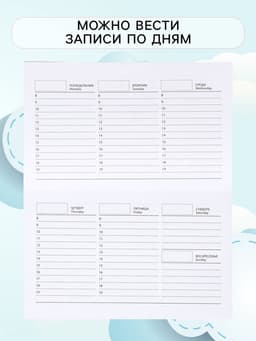 Планинг недатированный Calligrata. You are perfect, A6, 50 листов, на склейке, мягкая обложка