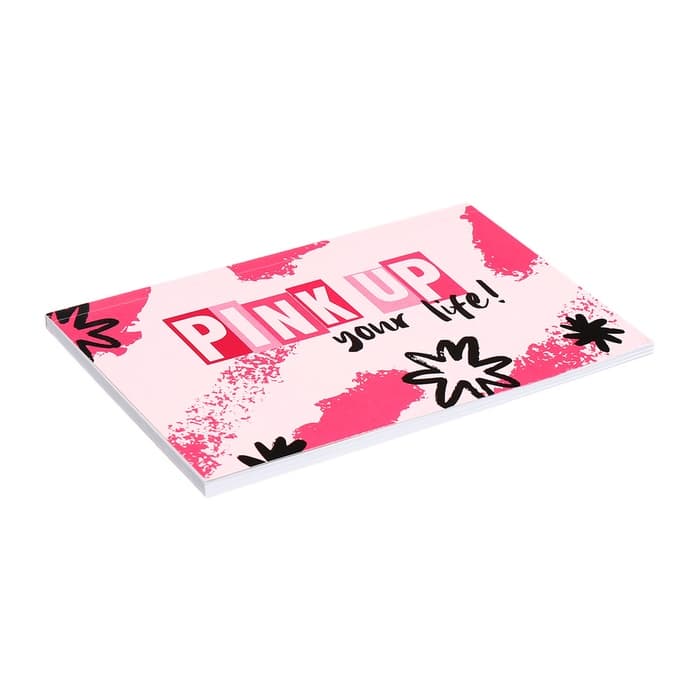 Планинг недатированный Calligrata.PINK STYLE, A6, 50 листов, отрывные листы, мягкая обложка