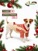 Футболка для животных Santa, M (ДС 30, ОГ 40 см)