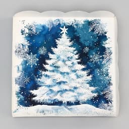 Коробка для печенья «Новогодняя Ёлочка», 15×15×3 см, Новый год