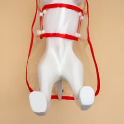 Дождевик для собак, размер L, ДС 30, ОГ 41-46, ОШ 42 см, красный