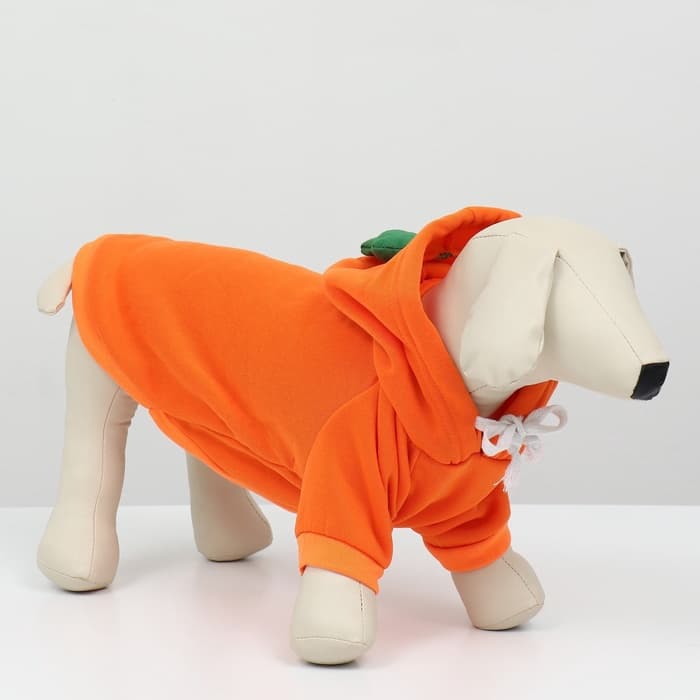 Толстовка «Любимая морковка», размер M, ДС 30, ОГ 44 см, оранжевая