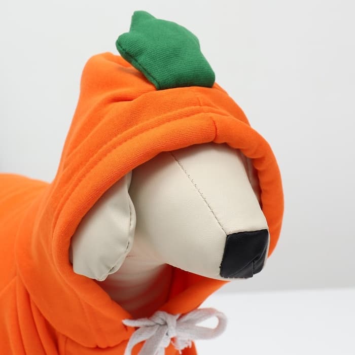 Толстовка «Любимая морковка», размер M, ДС 30, ОГ 44 см, оранжевая