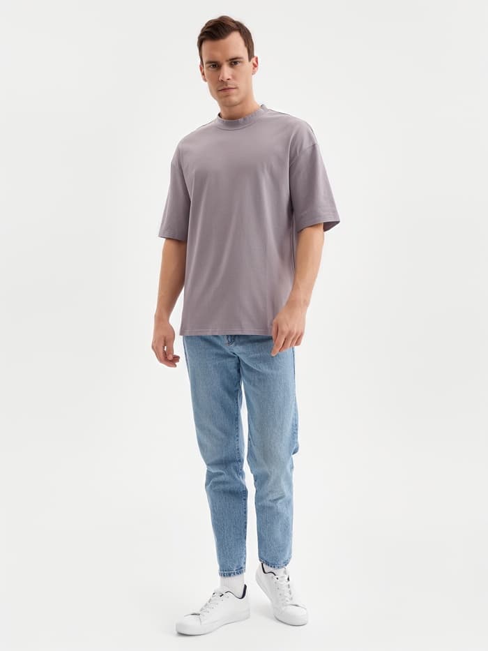 Футболка мужская MINAKU: Basic line MAN, размер 50, серая