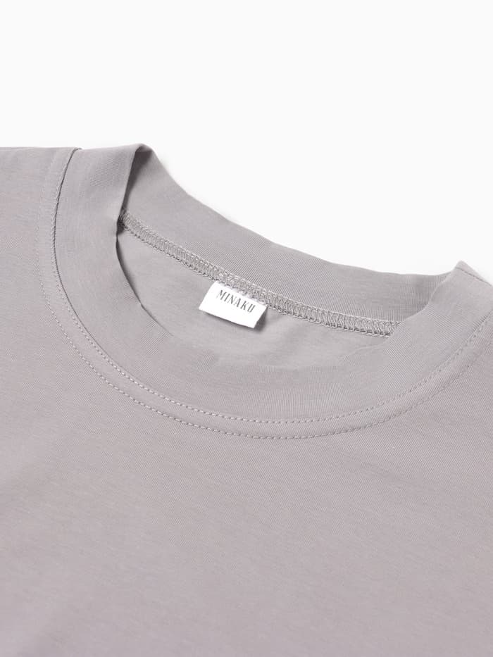 Футболка мужская MINAKU: Basic line MAN, размер 50, серая