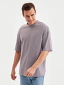 Футболка мужская MINAKU: Basic line MAN, размер 52, серая