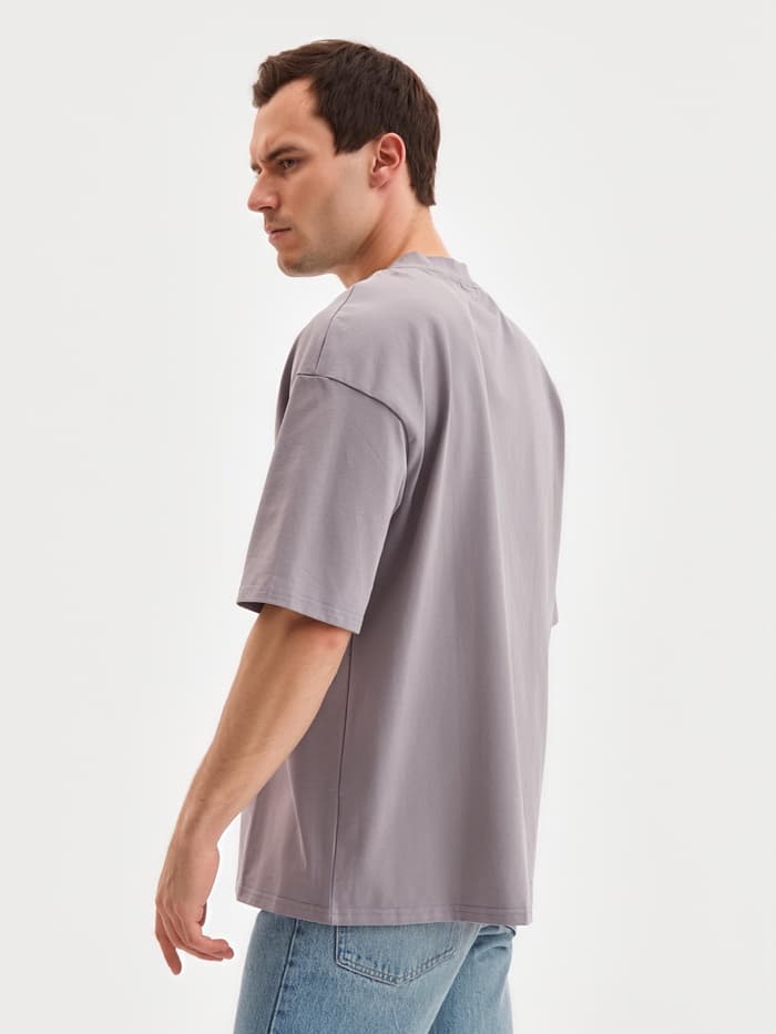 Футболка мужская MINAKU: Basic line MAN, размер 52, серая