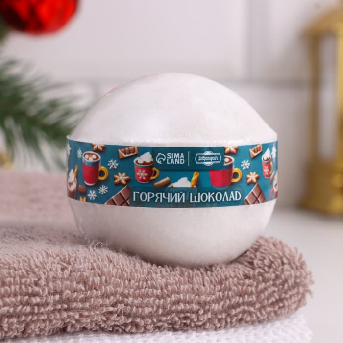 Набор 2 бомбочки «Миндаль, Горячий шоколад« и 2 мыла »Розовое шампанское, Яблоко в карамели»