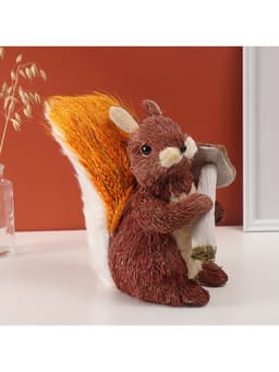 Фигурка «Белочка с грибочком, в хвостике рожь», 28×17×29.5 см