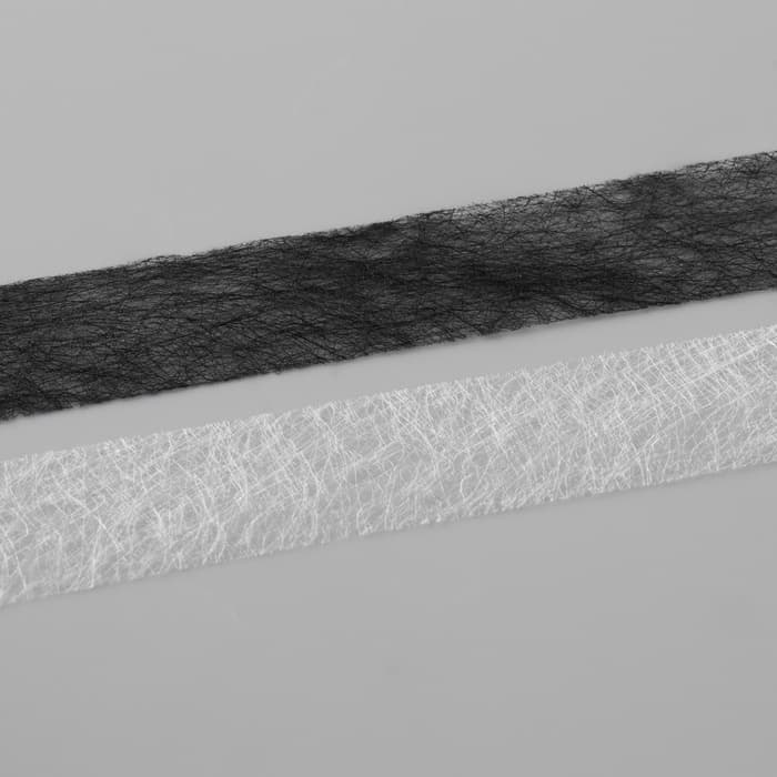 Набор паутинки клеевой, 15 мм, 3 м, 4 шт., чёрный, белый