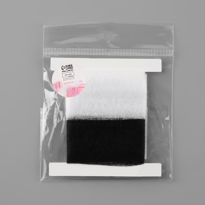 Набор паутинки клеевой, 15 мм, 3 м, 4 шт., чёрный, белый