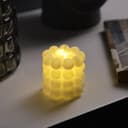 Светодиодная фигура «Свеча шарики» 5×5 см, от батареек AG13×3, свечение тёплое белое