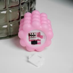 Светодиодная фигура «Свеча шарики» 5×5 см, от батареек AG13×3, свечение тёплое белое