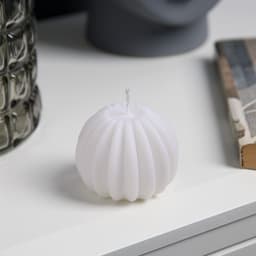 Светодиодная фигура «Свеча шарики» 6×6 см, от батареек AG13×3, свечение тёплое белое