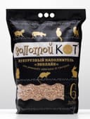 Наполнитель кукурузный "Золотой кот", 6 л