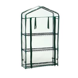 Парник-стеллаж, 3 полки, 110×22×65 см, металлический каркас d=12 мм, чехол плёнка 80 мкм, Greengo