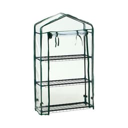 Парник-стеллаж, 3 полки, 110×22×65 см, металлический каркас d=12 мм, чехол плёнка 80 мкм, Greengo