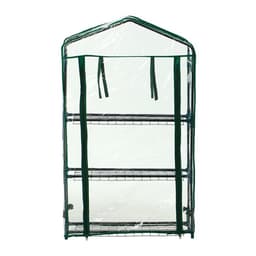 Парник-стеллаж, 3 полки, 110×22×65 см, металлический каркас d=12 мм, чехол плёнка 80 мкм, Greengo
