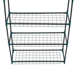 Парник-стеллаж, 3 полки, 110×22×65 см, металлический каркас d=12 мм, чехол плёнка 80 мкм, Greengo