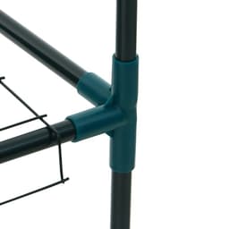 Парник-стеллаж, 3 полки, 110×22×65 см, металлический каркас d=12 мм, чехол плёнка 80 мкм, Greengo