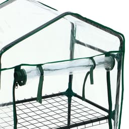 Парник-стеллаж, 3 полки, 110×40×65 см, металлический каркас d=16 мм, чехол плёнка 80 мкм, Greengo