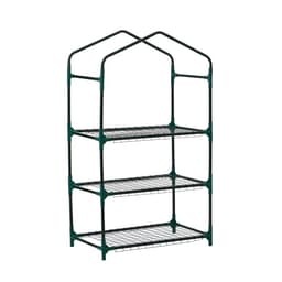Парник-стеллаж, 3 полки, 110×40×65 см, металлический каркас d=16 мм, чехол плёнка 80 мкм, Greengo