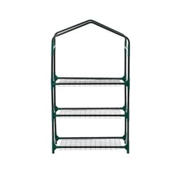 Парник-стеллаж, 3 полки, 110×40×65 см, металлический каркас d=16 мм, чехол плёнка 80 мкм, Greengo