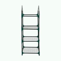 Парник-стеллаж, 3 полки, 110×40×65 см, металлический каркас d=16 мм, чехол плёнка 80 мкм, Greengo