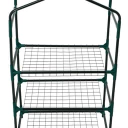 Парник-стеллаж, 3 полки, 110×40×65 см, металлический каркас d=16 мм, чехол плёнка 80 мкм, Greengo