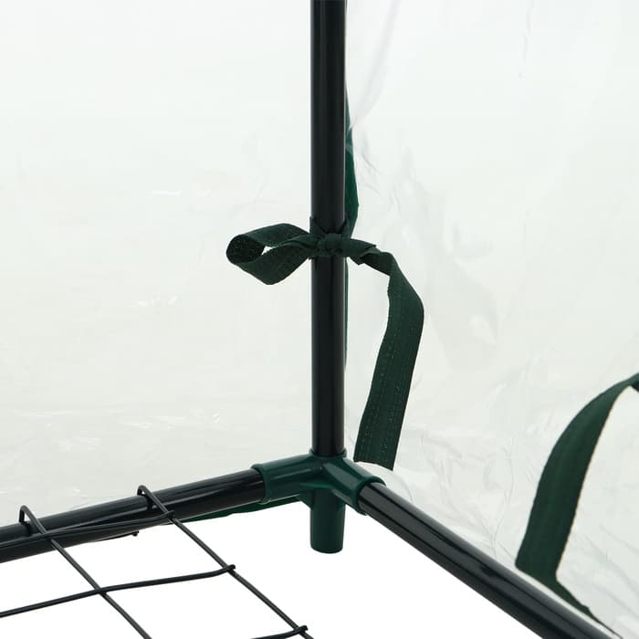 Парник-стеллаж, 3 полки, 110×40×65 см, металлический каркас d=16 мм, чехол плёнка 80 мкм, Greengo