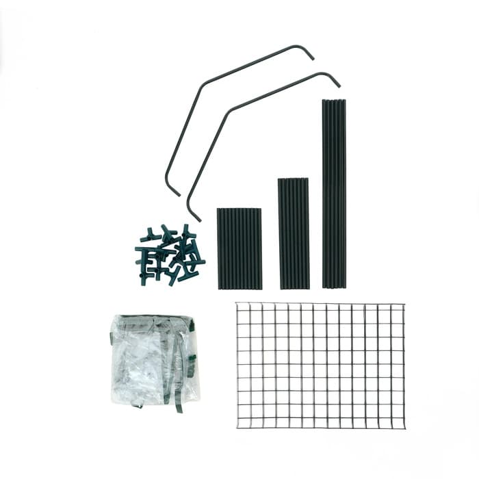 Парник-стеллаж, 3 полки, 110×40×65 см, металлический каркас d=16 мм, чехол плёнка 80 мкм, Greengo