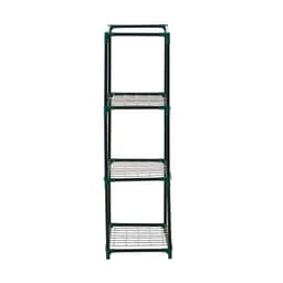 Парник-стеллаж, 3 полки, 80×24×46 см, металлический каркас d=12 мм, чехол плёнка 80 мкм, Greengo