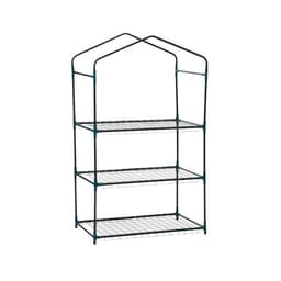 Стеллаж для рассады, 3 полки, 110×40×65 см, металлический каркас d=12 мм, без чехла, Greengo