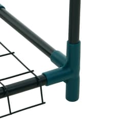 Стеллаж для рассады, 3 полки, 110×40×65 см, металлический каркас d=12 мм, без чехла, Greengo