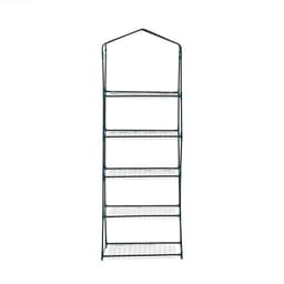 Стеллаж для рассады, 5 полок, 190×40×65 см, металлический каркас d=12 мм, без чехла, Greengo