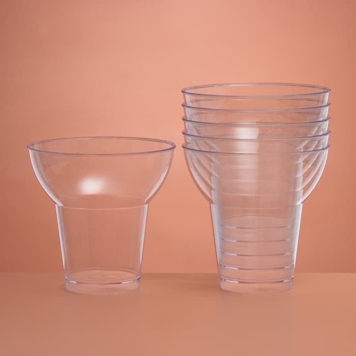 Форма одноразовая для фуршета «Кубок», 250 мл, пластик, прозрачная