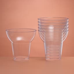 Форма одноразовая для фуршета «Кубок», 250 мл, пластик, прозрачная