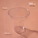 Форма одноразовая для фуршета «Кубок», 350 мл, пластик, прозрачная