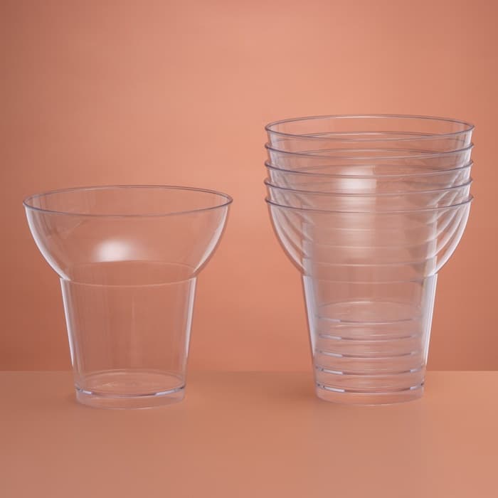 Форма одноразовая для фуршета «Кубок», 350 мл, пластик, прозрачная