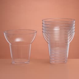 Форма одноразовая для фуршета «Кубок», 350 мл, пластик, прозрачная