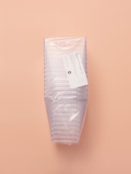 Форма пластиковая одноразовая для фуршета «Квадрат», 200 мл, прозрачная