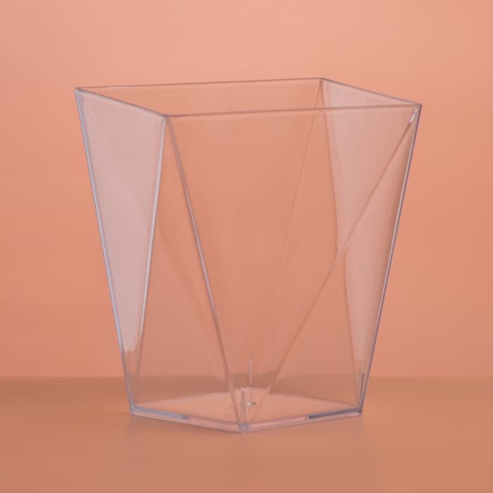 Форма одноразовая для фуршета «Рубин», 90 мл, пластик, прозрачная