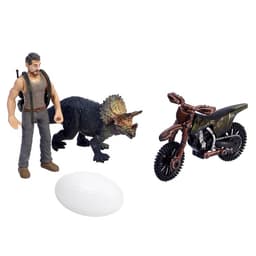 Набор фигурок «Прогулка с динозаврами», 5 предметов в наборе, с мотоциклом, подвижные элементы, МИКС